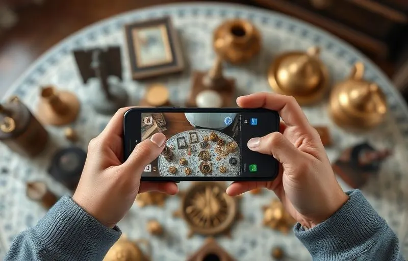 AI pricing analytics dashboard showing market trends for antiques and collectibles