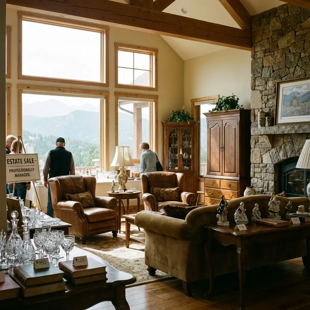 Colorado probate process visual guide showing the steps involved in estate liquidation