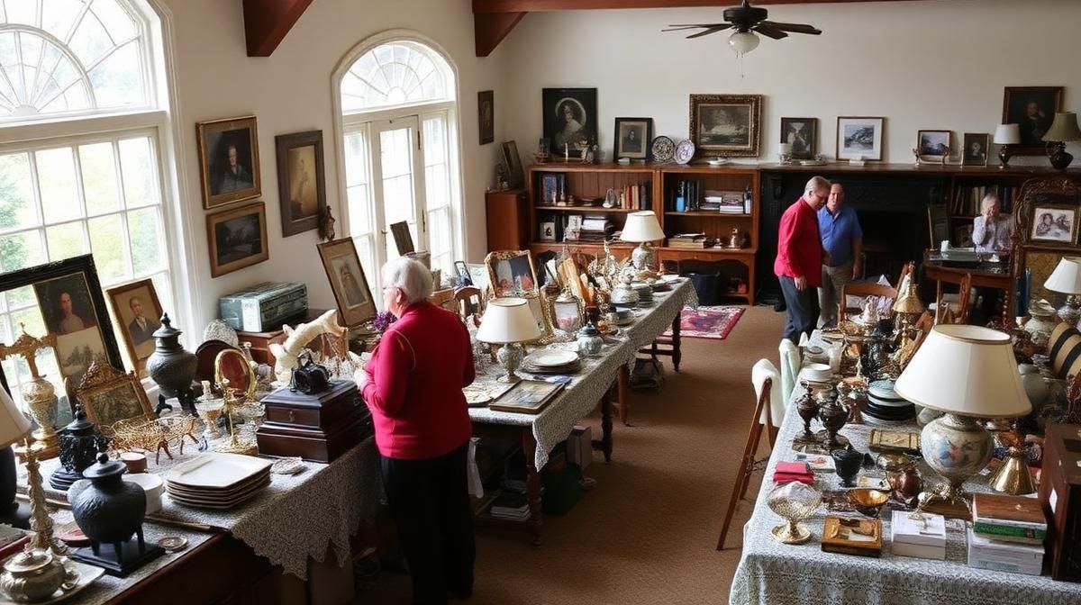 Denver estate sale in progress