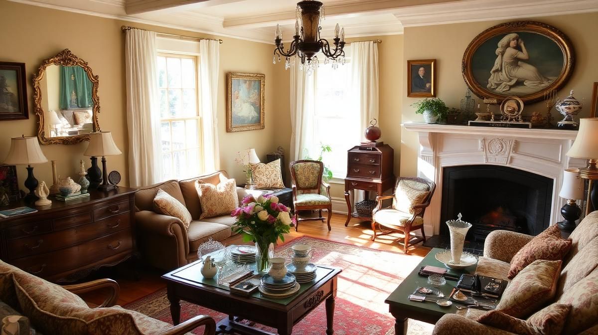 Estate sale with antiques in Denver